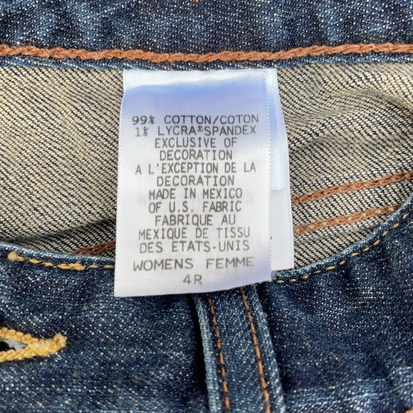 Eddie Bauer Classic Dark Wash Jeans Size 4 - Picture 10 of 10